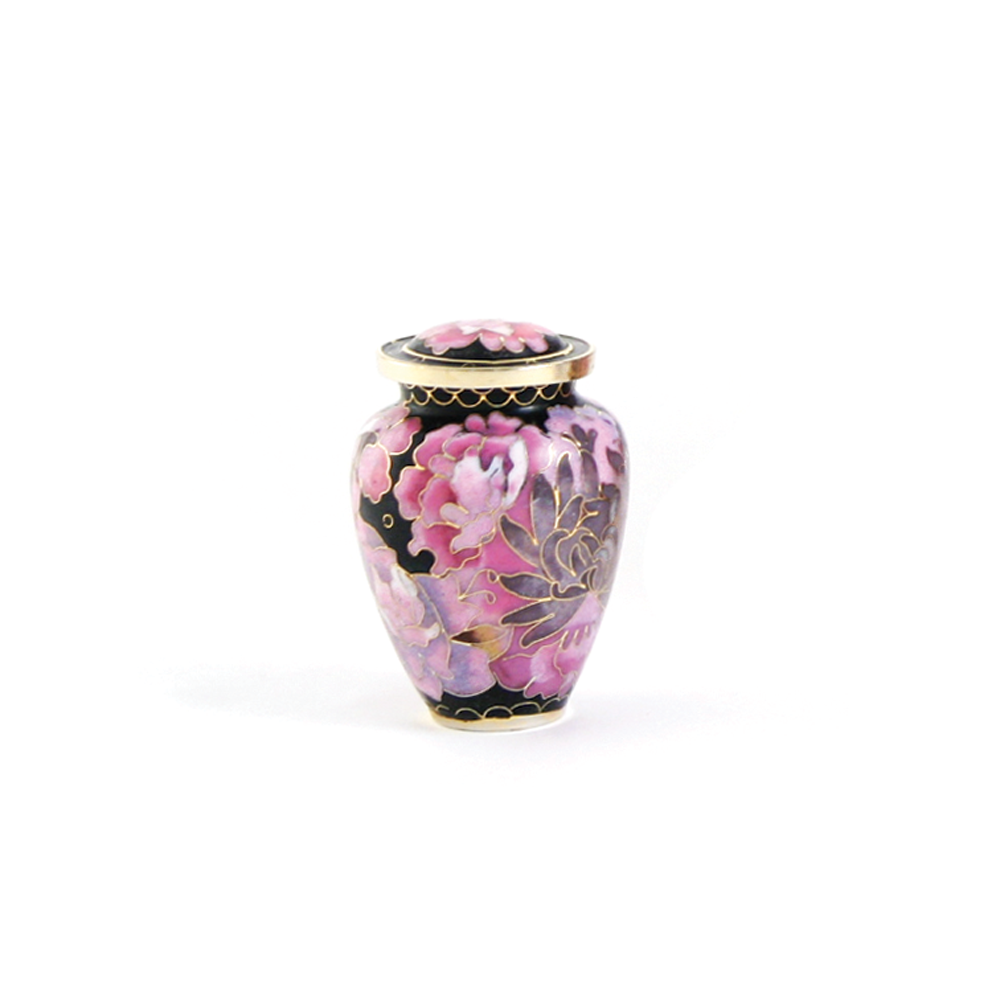 Floral Blush Elite Cloisonne Urn Terrybear urn Quality Urns For