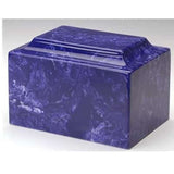 Cobalt Blue, Cultured Marble Urn | Quality Urns For Less | Engravable