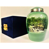 a themed as urn of a roaring mountain stream
