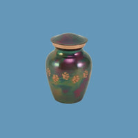 Classic Paw Raku Cremation Urn | Petite Size For Dog or Cat | Holds up to a 25 # Pet