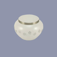 Odyssey Pearl Paw Cremation Urn | Petite | Size For Dog or Cat | Holds up to a 25# Pet