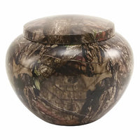 Odyssey Mossy Oak Camo Cremation Urn | Medium Size For Dog or Cat | Holds up to a 120# Pet