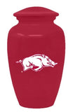University of Arkansas, Razorbacks, Adult Cremation Urn - Engravable Memorial Urn