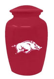 University of Arkansas, Razorbacks, Adult Cremation Urn - Engravable Memorial Urn