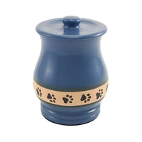 Friendship Paw Print Cremation Urn | Ceramic | Small Size For Dog or Cat | Holds up to a 70 # Pet