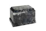 Ebony Cultured Marble Cremation Urn - Adult Size