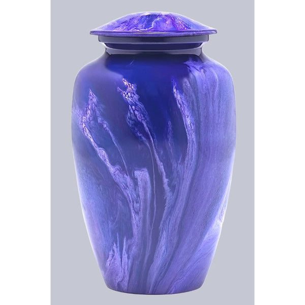 Adult cremation urn | Low coat value  Ash Urn  | Great Human ash urn | Blue Swirl | Quality Urns For Less