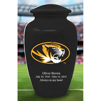 University of Missouri adult cremation urn | Mizzou adult ash urn | Free engraving