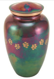 Classic Paw Raku, Pet Cremation Urn, Memorial, Decorative