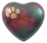 Classic Paw Raku, Pet Cremation Urn, Memorial, Decorative
