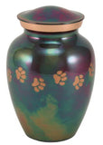 Classic Paw Raku, Pet Cremation Urn, Memorial, Decorative