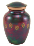 Classic Paw Raku, Pet Cremation Urn, Memorial, Decorative
