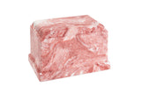Rose Cultured Marble Cremation Urn - MacKenzie Vault | USA Made Memorial Urn