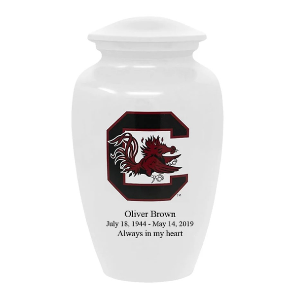 University of South Carolina Cremation Urn | University of South Carolina Adult ash cremation urn | Can be Engraved