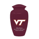 Virginia Tech University Cremation Urn | Virginia Tech Adult ash cremation urn | Can be Engraved