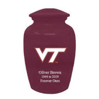 Virginia Tech University Cremation Urn | Virginia Tech Adult ash cremation urn | Can be Engraved