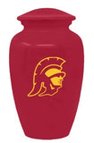 University of Southern California, Trojans, Adult Cremation Urn, Maroon - Engravable Memorial Urn