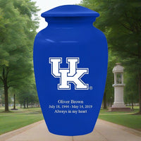University of Kentucky Cremation Urn | UK Adult ash urn | Free engraving and shipping