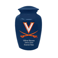 University of Virginia Cremation Urn | University of Virgina ash cremation urn | Can be Engraved