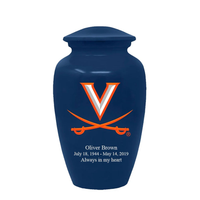 University of Virginia Cremation Urn | University of Virgina ash cremation urn | Can be Engraved