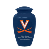 University of Virginia Cremation Urn | University of Virgina ash cremation urn | Can be Engraved