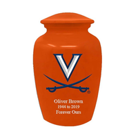 University of Virginia Cremation Urn | University of Virgina ash cremation urn | Can be Engraved