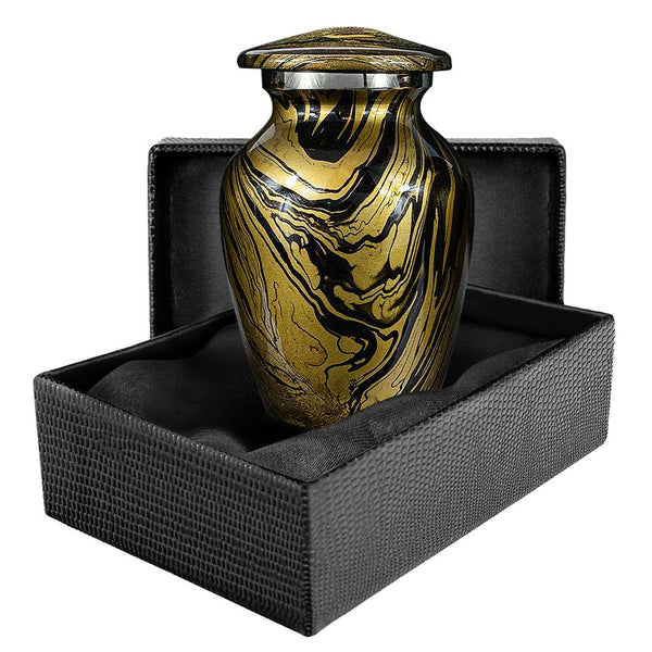 Sands of Time Cremation Urn | KEEPSAKE Cremation Urn | Beautiful Swirl Pattern with Box