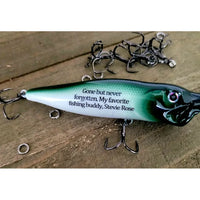 Memorial Fishing Lure for Dad or Grandpa | Engraved with Metal Gift Box| For a fisherman