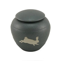 Silhouette Rabbit Cremation Urn | Petite Size For Dog or Cat | Holds up to a 30# Pet
