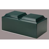 Mackenzie companion cremation urn- Green cultured marble Urn