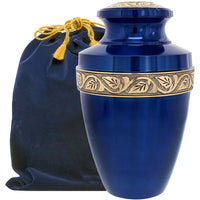 Oversize Extra Large Cremation Urn | XL Royal Navy ash urn  | Designed for a large person up to 300#