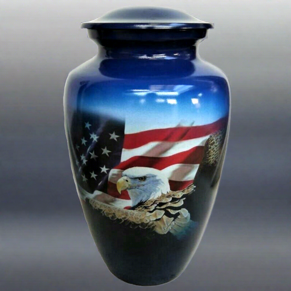 Freedom Patriotic Urn |  Patriotic Cremation Urn for Ashes | Quality urns For Less