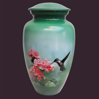 Happy Hummingbird, Cremation Urn Themed Bird Cremation Urn | Quality Urns for Less