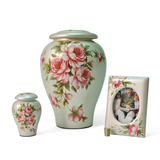 Rose Bouquet Ceramic Cremation Urns