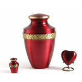Grecian Ruby Cremation Urns