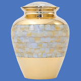Elite Mother of Pearl Cremation Urn | Quality urns For Less