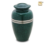 Classic Speckled Emerald Cremation Urn | Love Urns | Quality Urns For Less