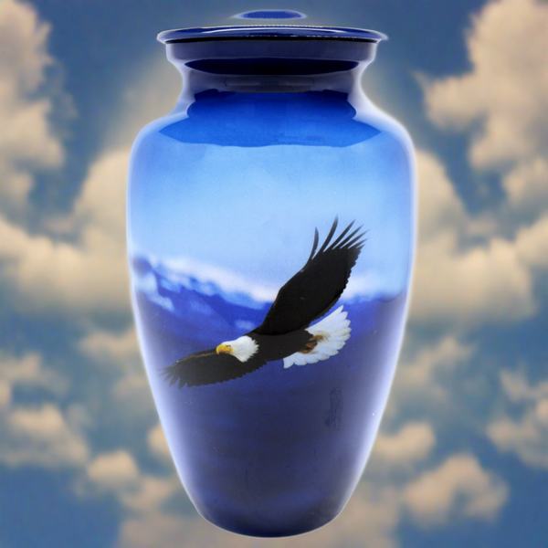 Eagle in Flight Cremation Urn | Patriotic Cremation Urn | Quality urns For Less