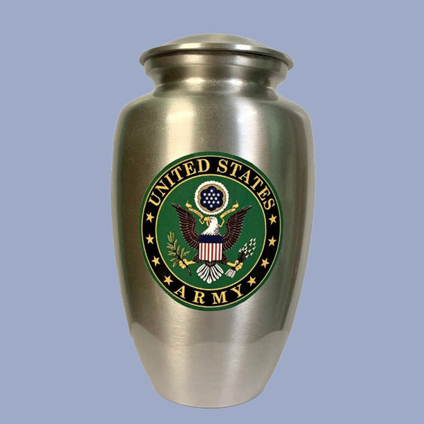 Army themed military cremation urn | ash urn for army veteran