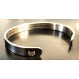 In Memory of Mom Memorial Gifts for Loss of Mother Mom Memorial Bracelet Grief Jewelry Sympathy Cuff Remembrance Bangle