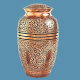 Copper oak Cremation urn | Quality Urns For Less