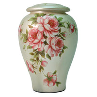 Rose Bouquet Ceramic Cremation Urn