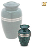 Classic Speckled Emerald, Cremation Urn