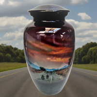 Highway to Heaven, Cremation Urn | Motorcycle Ash Urn | Quality Urns For Less