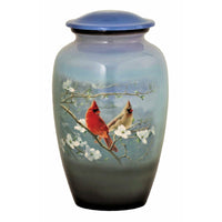 Pair of Cardinals Cremation Urn | Quality urns For Less