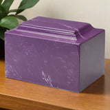 Amethyst Cultured Marble Cremation Urn | Mackenzie Vault | Quality Urns For Less