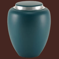 Adult Human Cremation Urn I  Emerson Teal Contemporary Ash Urn |  Beauty at Affordable Price