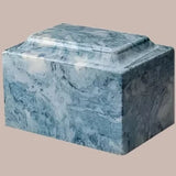 Sky Blue Cultured Marble Cremation Urn | Cultured Marble Urn | Quality Urns For less