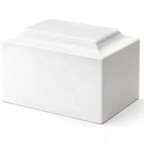 White Cultured Marble Cremation Urn | Cultured Marble Urn | Quality Urns For less