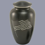 Slate Classic Flag Cremation Urn | Vision Medical